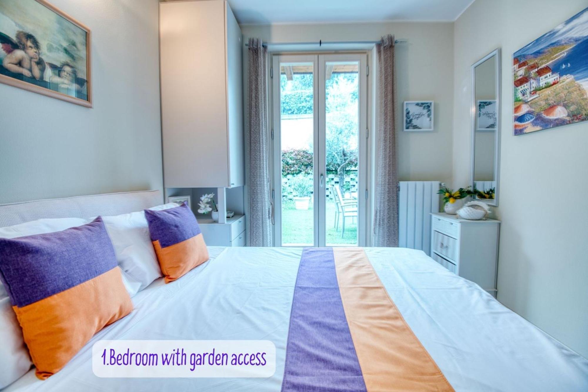 טוסקולנו מדרנו Panorama Lake View, Pool & Garden, 2 Bathrooms, Kingsize & Single-Beds, Fast Internet מראה חיצוני תמונה